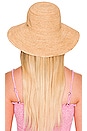 view 2 of 3 Capri Raffia Bucket Hat in Natural