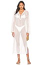 view 1 of 3 Costa Bella Crochet Cover Up in White