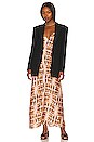 view 4 of 4 High Tide Silk Dress in Copper Tan