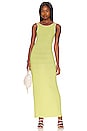 view 1 of 3 Coral Knit Dress in Celery