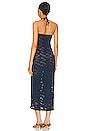 Chiara Midi Dress Navy