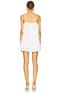 view 3 of 3 Gathered Bandeau Mini Dress in White