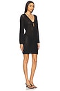 view 2 of 4 Mesh Knit Cover Up in Black