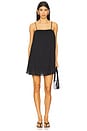 view 1 of 3 Gathered Bandeau Mini Dress in Black