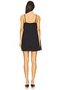 view 3 of 3 Gathered Bandeau Mini Dress in Black