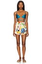 view 5 of 6 Cuba Tailored Short in Turquoise