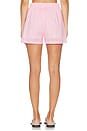 view 4 of 6 Stripe Drawstring Shorts in Light Pop Pink