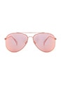 view 1 of 3 Hiva Oa Sunglasses in Ballet & Blush Mirror