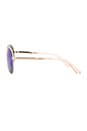 view 3 of 3 Belle Mare Sunglasses in Rose & Smoke Purple Mirror