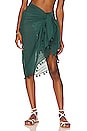 view 1 of 4 Cotton Gauze Sarong in Evergreen