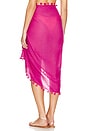 view 3 of 4 Gauze Sarong in Hot Pink