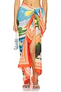 view 1 of 6 Sunset Sarong in Turquoise
