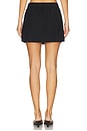 view 4 of 6 Drawcord Waist Mini Skirt in Black