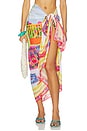 view 1 of 6 La Boca Sarong in Sapphire