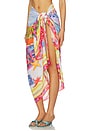 view 3 of 6 La Boca Sarong in Sapphire