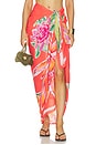 view 1 of 6 Hothouse Floral Sarong in Summer Melon