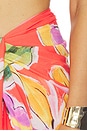 view 6 of 6 Hothouse Floral Sarong in Summer Melon