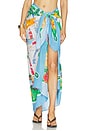 view 1 of 6 Viva Vacation Sarong in Powder Blue