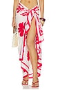 view 1 of 6 May Flower Sarong in Ecru & Cosmo