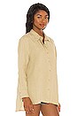 view 2 of 4 Beach Linen Shirt in Olive