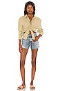 view 4 of 4 Beach Linen Shirt in Olive