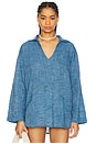 view 1 of 4 LONGLINE BEACH 셔츠 in Chambray
