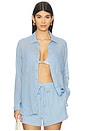 view 1 of 5 Breeze Beach Shirt in Cornflower