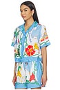 view 4 of 6 Viva Vacation Shirt in Powder Blue