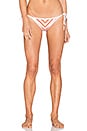 view 1 of 4 Coast to Coast Tie Side Bikini Bottom in Nectarine