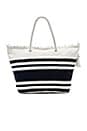 view 2 of 4 BOLSO TOTE CARRIED AWAY RIVIERA in Indigo & White