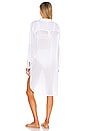 view 4 of 5 Crinkle Twill Beach Tunic in White