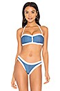 view 2 of 5 TOP BIKINI BLOCK PARTY in Denim