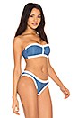 view 3 of 5 TOP BIKINI BLOCK PARTY in Denim