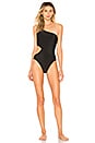 view 1 of 3 Active One Shoulder One Piece in Black