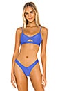 view 1 of 5 HAUT DE MAILLOT DE BAIN LA LUNA in Baja Blue