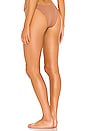 view 3 of 5 Stardust V High Cut Rio Bikini Bottom in Bronze