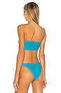 view 3 of 5 Essentials Tube Bikini Top in Scuba Blue