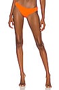 view 1 of 4 Active Hipster Bikini Bottom in Spicy Orange
