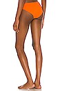 view 3 of 4 Active Hipster Bikini Bottom in Spicy Orange