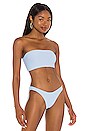 view 1 of 5 Essentials Tube Bikini Top in Blue Bell
