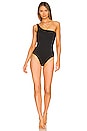 view 1 of 4 Sea Dive One Shoulder One Piece in Black