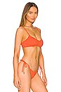 view 2 of 5 Sea Dive Bralette Bikini Top in Spicy Orange
