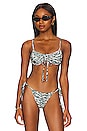 view 1 of 4 Underwire Bikini Top in Evergreen