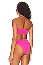 view 4 of 5 Tube Bikini Top in Fuchsia Rose