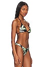 view 2 of 4 Slide Triangle Bikini Top in Black