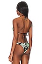 view 3 of 4 Slide Triangle Bikini Top in Black