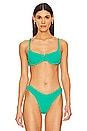 view 1 of 4 Underwire Bikini Top in Jade