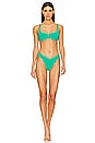 view 4 of 4 Underwire Bikini Top in Jade