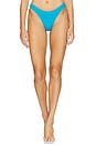 view 1 of 5 High Cut Rio Bikini Botom in Turquoise