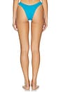 view 3 of 5 High Cut Rio Bikini Botom in Turquoise